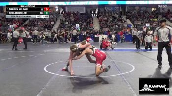 115 lbs 5th Place Match - Bradyn Wilson, Hoxie Kids vs Declan Keller, DC Wrestling Acad