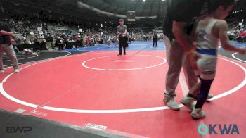 46 lbs Consi Of 8 #1 - Knox Nighswonger, Cushing Tigers vs Rory Rice, Coweta Tiger Wrestling