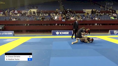 Annabelle Grace Christie vs Samantha Nadine Taylor 2024 Pan IBJJF Jiu-Jitsu No-Gi Championship