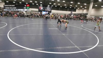 120 lbs Champ. Rd Of 32 - Josiah Nelson, N8 vs Owen Williams, Team Idaho Wrestling Club