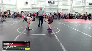 96 lbs Round 4 (6 Team) - Keegan Lute, Roughhouse vs Karson Williams, Wrestling Mill
