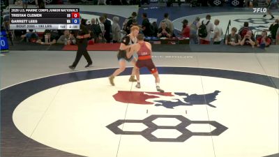 190 lbs Cons. Sub-rd Of 16 - Tristan Clemen, Colorado vs Garrett Lees, Washington