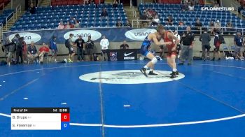 126 lbs Rnd Of 64 - Brandon Grupe, New York vs Sam Freeman, Michigan