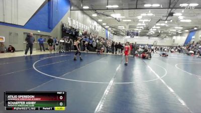 104 lbs Quarterfinal - Schaeffer Ashby, Wasatch Wrestling Club vs Atilio Speredon, Sanderson Wrestling Academy