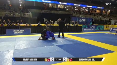Gursharn Kaur Gill vs Brandy Rene New 2025 Pan Jiu Jitsu IBJJF Championship