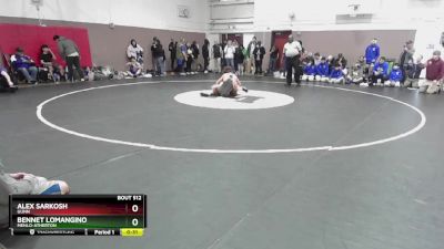 132 lbs Cons. Round 2 - Alex Sarkosh, Gunn vs Bennet Lomangino, Menlo-Atherton