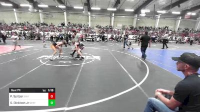 123 lbs Quarterfinal - Parker Spitzer, Southwest Hammers vs Samuel Dickison Jr, Westside WC