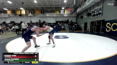 190 lbs Cons. Round 2 - Edgar Ramirez, St. John Bosco vs Raiden Omid, University