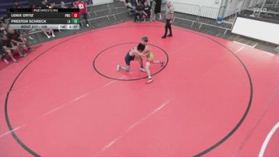 126 lbs 1st Place Match - Lenix Ortiz, Pounders Wrestling Club vs Preston Schreck, Lab Academy