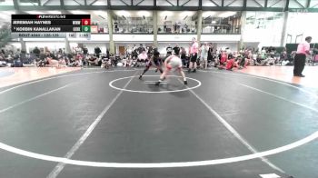 126-129 lbs Champ. Round 1 - Korbin Kanallakan, Edwardsville Wrestling Club vs Jeremiah Haynes, Aurora (West Aurora)