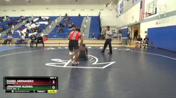 174 lbs Placement Matches (8 Team) - Jonathan Aldana, Santa Ana vs Daniel Hernandez, Palomar