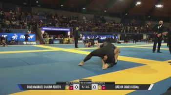 Rio Emmanuel Shaunn Foster vs Sachin James Gogna 2026 IBJJF European NoGi
