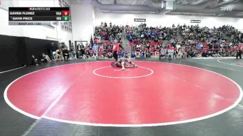 132 lbs Quarterfinal - Gavin Price, Prairie View vs Gavrin Florez, Fort Lupton
