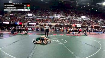 A - 150 lbs Cons. Round 2 - David Brant, Frenchtown vs Carter Olson, Whitefish