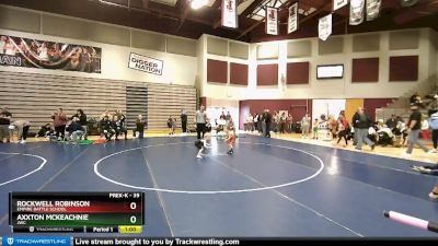 39 lbs 5th Place Match - Axxton Mckeachnie, JWC vs Rockwell Robinson, Empire Battle School