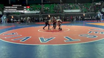 6A 120 lbs Champ. Round 1 - Hunter Graham, Southside Gadsden vs Zay Woodcock, Gadsden City