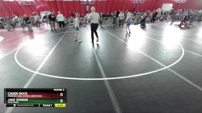 94 lbs Round 2 - Caden Bock, Freedom High School Wrestling vs Jake Gondik, Wisconsin