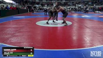 6A 285 lbs Quarterfinal - Willie Cox, Wetumpka vs Dominic Sager, Stanhope Elmore