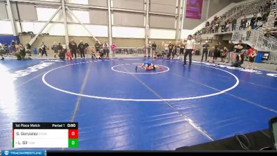 56 lbs 1st Place Match - Luciano Gil, Toppenish USA WC vs Shaun Gonzalez, Scrap Yard Garage Wrestling