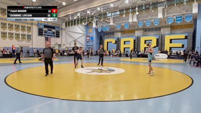 126 lbs Quarterfinal - Cale Baker, Cape Henlopen H S vs Dominic Lucian, Salesianum