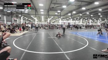 46 lbs Final - Cru Mantanona, Mantanona TC vs Levi Escarcega, Manu WC