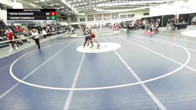 197 lbs Quarterfinal - Xavier Pommells, Ithaca vs Kevin Rodriguez, Norwich