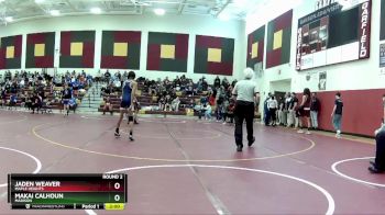 106 lbs Round 2 - Jaden Weaver, Maple Heights vs Makai Calhoun, Madison