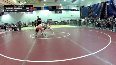 115 lbs 1st Place Match - Matthew Deangelo, Great Neck Wrestling Club vs Omar Niyazov, NOVA Wrestling Club