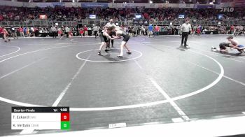 150 lbs Quarterfinal - Trent Eckard, CIWC Team Intensity vs Knox Verbais, Combative Sports Athletic Center