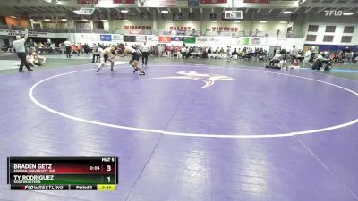 165 lbs Cons. Round 3 - Ty Rodriguez, Southeastern vs Braden Getz, Marian University (IN)