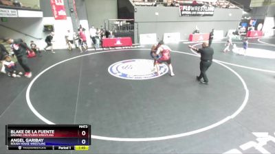 190 lbs Quarterfinal - Blake De La Fuente, Ground Creatures Wrestling vs Angel Garibay, Rough House Wrestling