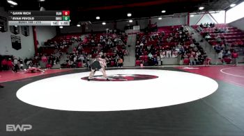 215 lbs Semifinal - Evan Fevold, Bentonville West High School vs Gavin Rich, BLANCHARD