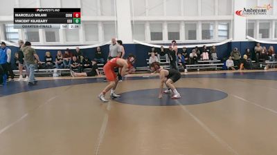 125 lbs Quarterfinal - Marcello Milani, Cornell vs Vincent Kilkeary, Ohio State