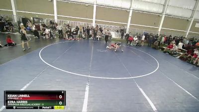 71 lbs Round 1 (4 Team) - Keian Linnell, Utah Gold vs Ezra Harris, Sanderson Wrestling Academy