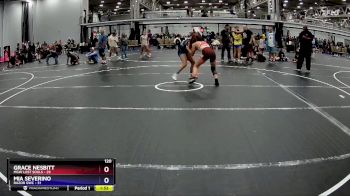 120 lbs Placement (4 Team) - Grace Nesbitt, MGW Lost Souls vs Mia Severino, RaZor GWC