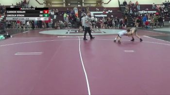 J-8 lbs 5th Place Match - Lincoln Stroh, Knights Wrestling Club vs Cannon Kegler, Indee Mat Club