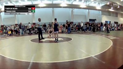 92 lbs Quarterfinal - Isaiah Sok, Clinic Wrestling FXBG vs Weylin Bliss, Wild Buffalo Wrestling Club