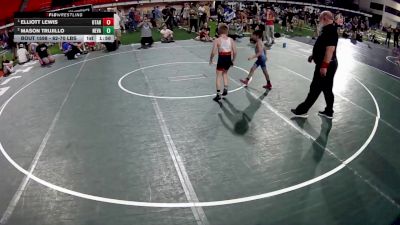 62-70 lbs Champ. Round 5 - Elliott Lewis, Utah vs Mason Trujillo, Nevada