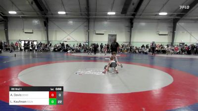 65 lbs Rr Rnd 1 - Andy Davis, Dendy Trained Wrestling vs Levi Kaufman, Roundtree Wrestling Academy - (A)