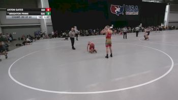 106 lbs Champ. Rd Of 64 - Axton Gates, GI Grapplers vs Brighton Prine, South Georgia Athletic Club