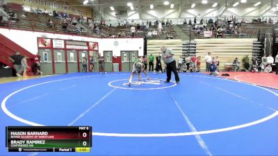 85-92 lbs Round 2 - Brady Ramirez, Contenders WA vs Mason Barnard, Rhyno Academy Of Wrestling