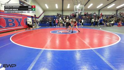 102 lbs 3rd Place - Jocelyn Grigsby, Owasso Girls HS vs Sinclair Reece, Broken Arrow Girls
