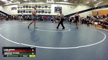 285 lbs Cons. Round 5 - Luke Spinos, St. Ignatius vs Zebediah Zucker, Fremont Ross