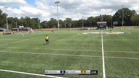 Replay: Barton vs Coker | Sep 13 @ 12 PM
