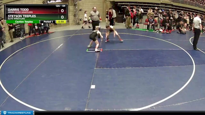 64 lbs Cons. Round 1 - Stetson Teeples, Elite Wrestling vs Darris Todd ...