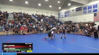 90-100 lbs Round 3 - Owen Mensen, Charter Oak Youth Wrestling vs Troy Zamora, UFC