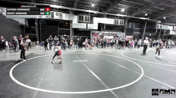 43 lbs Consi Of 4 - Zayden Coronado, Madera WC vs Rocky Andrade, Chagolla Trained WC