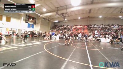 112 lbs Semifinal - Kamden Bell, Sperry Wrestling Club vs Asher Hobbs, Salina Wrestling Club