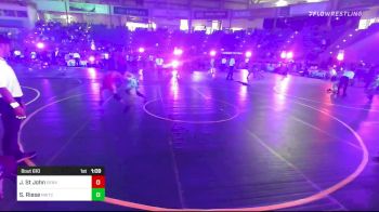 98 lbs Rr Rnd 2 - Jonah St John, Denver East vs Sawyer Riese, Nwtc Wc