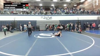 63 lbs Cons. Round 3 - Nathan Erdmann, 208 Badgers Wrestling Club vs Ryder Jenkins, Preston Warriors Wrestling